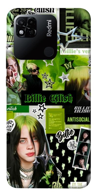 Чехол itsPrint Eilish green для Xiaomi Redmi 10A, музыка, купить оптом с доставкой