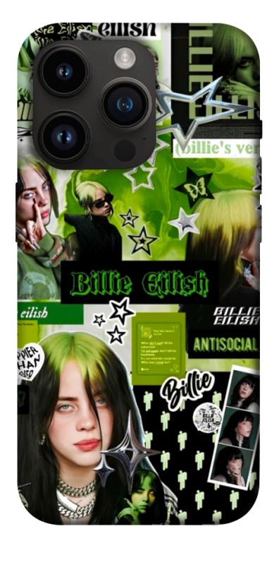 Чохол itsPrint Eilish green для Apple iPhone 14 Pro (6.1"), музика, купити оптом з доставкою