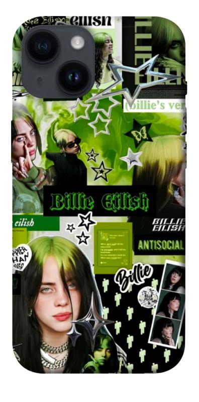 Чехол itsPrint Eilish green для Apple iPhone 14 (6.1"), музыка, купить оптом с доставкой