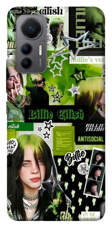 Чехол itsPrint Eilish green для Xiaomi 12 Lite, музыка, купить оптом с доставкой