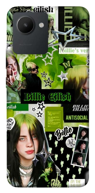 Чохол itsPrint Eilish green для Realme C30, музика, купити оптом з доставкою
