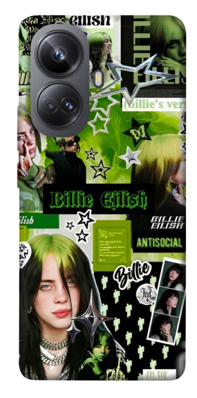 Чохол itsPrint Eilish green для Realme 10 Pro+, музика, купити оптом з доставкою