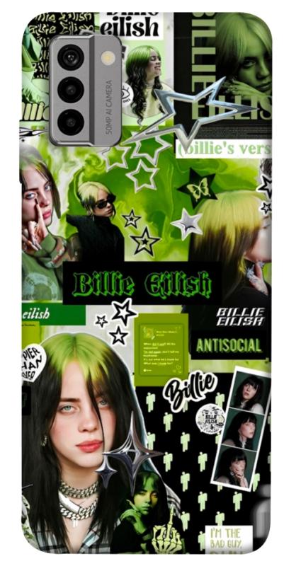 Чохол itsPrint Eilish green для Nokia G22, музика, купити оптом з доставкою