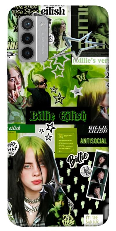 Чохол itsPrint Eilish green для Nokia G42, музика, купити оптом з доставкою