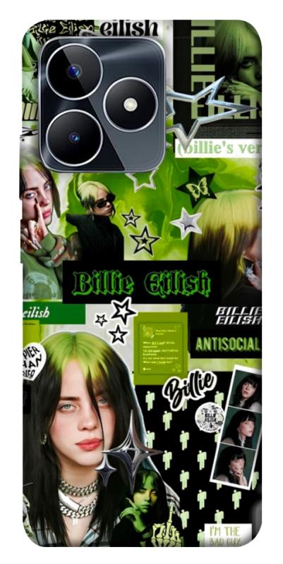 Чохол itsPrint Eilish green для Realme C53, музика, купити оптом з доставкою
