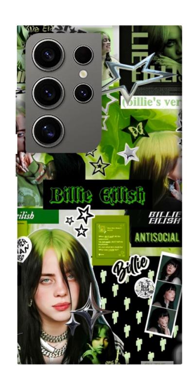 Чехол itsPrint Eilish green для Samsung Galaxy S24 Ultra, музыка, купить оптом с доставкой