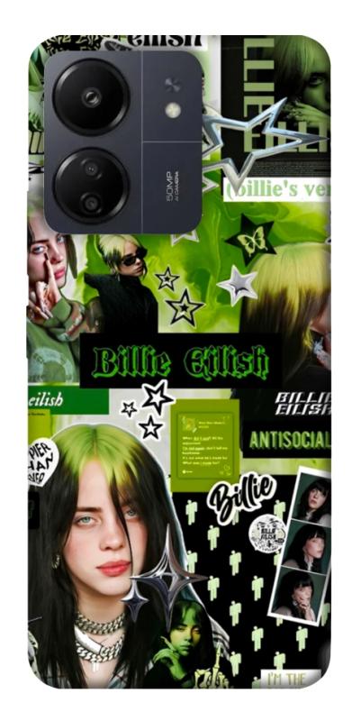 Чохол itsPrint Eilish green для Xiaomi Redmi 13C, музика, купити оптом з доставкою