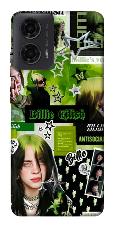 Чохол itsPrint Eilish green для Motorola Moto G24, музика, купити оптом з доставкою