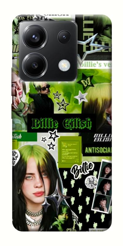 Чохол itsPrint Eilish green для Xiaomi Poco X6, музика, купити оптом з доставкою