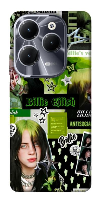 Чохол itsPrint Eilish green для Infinix Hot 40, музика, купити оптом з доставкою