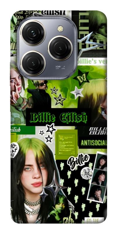 Чохол itsPrint Eilish green для TECNO Spark 20 Pro, музика, купити оптом з доставкою