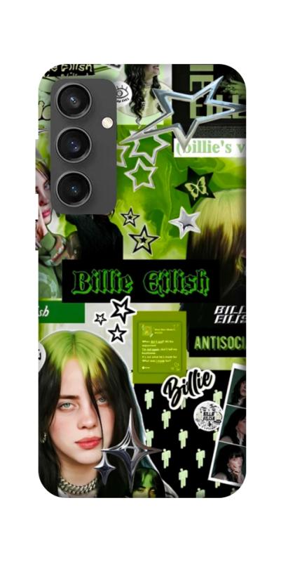 Чохол itsPrint Eilish green для Samsung Galaxy S24 FE, музика, купити оптом з доставкою
