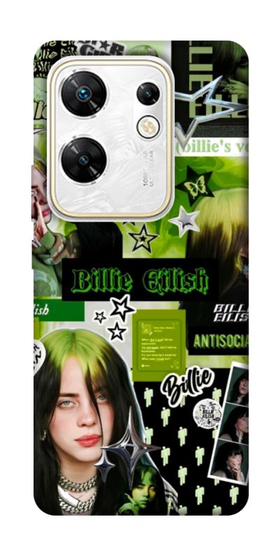 Чохол itsPrint Eilish green для Infinix Zero 30 4G, музика, купити оптом з доставкою
