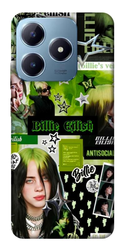 Чохол itsPrint Eilish green для Realme C63 4G, музика, купити оптом з доставкою