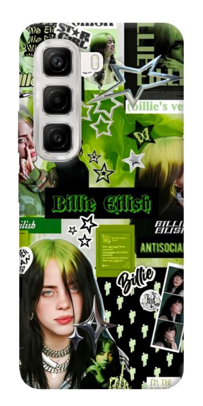 Чохол itsPrint Eilish green для Infinix Hot 50 4G, музика, купити оптом з доставкою