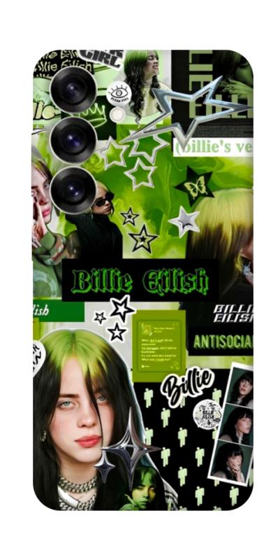 Чохол itsPrint Eilish green для Samsung Galaxy S25, музика, купити оптом з доставкою