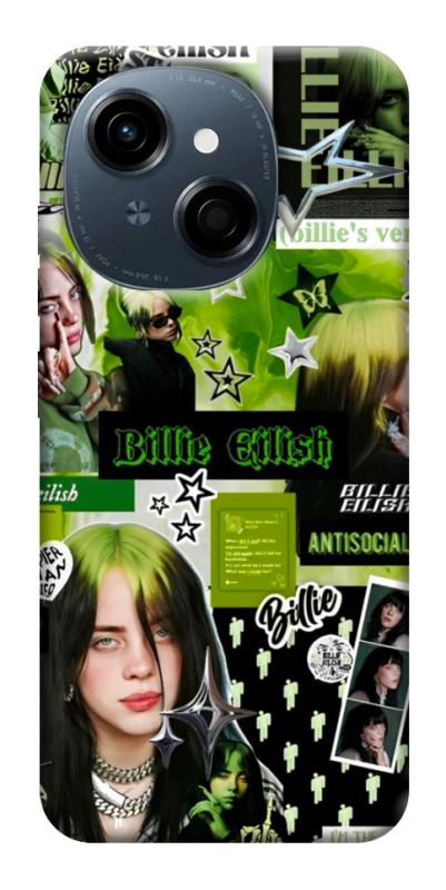 Чохол itsPrint Eilish green для TECNO Spark Go 1, музика, купити оптом з доставкою