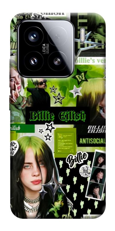Чохол itsPrint Eilish green для Xiaomi 15, музика, купити оптом з доставкою