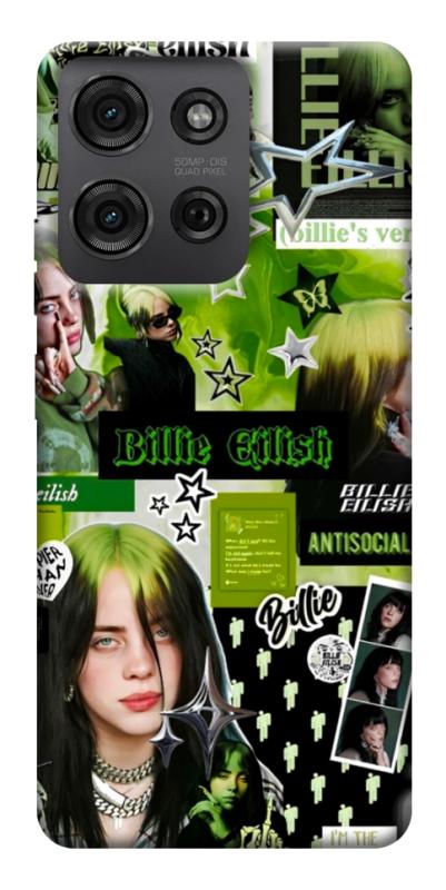 Чехол itsPrint Eilish green для Motorola Moto G75 5G, музыка, купить оптом с доставкой