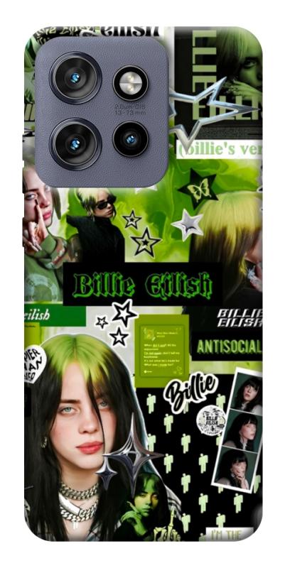 Чохол itsPrint Eilish green для Motorola Edge 50 Neo, музика, купити оптом з доставкою