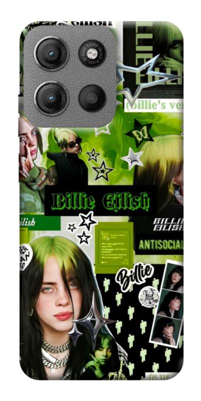 Чехол itsPrint Eilish green для Motorola Moto G15 4G, музыка, купить оптом с доставкой