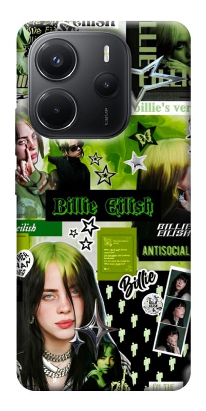 Чохол itsPrint Eilish green для Xiaomi Redmi Note 14 4G (Europe version), музика, купити оптом з доставкою