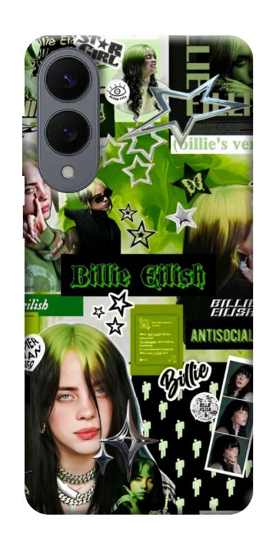 Чехол itsPrint Eilish green для Samsung Galaxy S25 Edge, музыка, купить оптом с доставкой