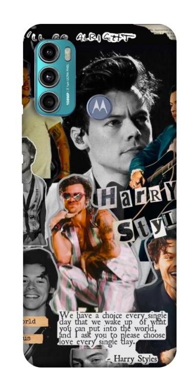Чохол itsPrint Harry Styles для Motorola Moto G60, музика, купити оптом з доставкою