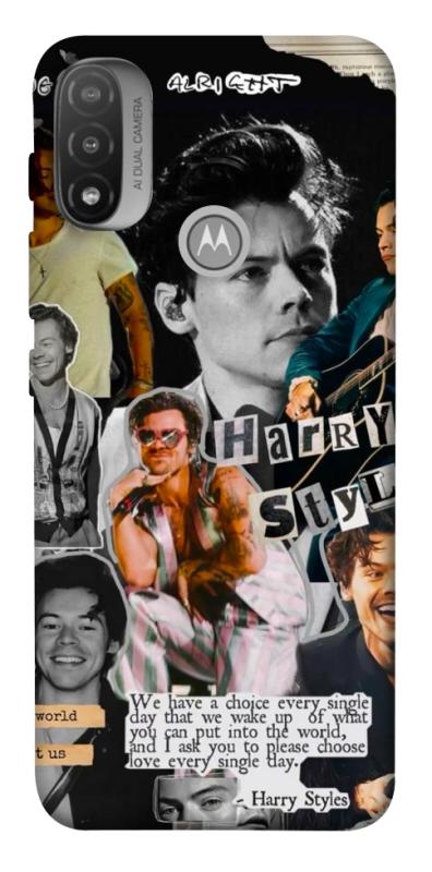 Чохол itsPrint Harry Styles для Motorola Moto E20, музика, купити оптом з доставкою