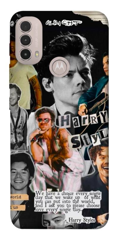 Чохол itsPrint Harry Styles для Motorola Moto E40, музика, купити оптом з доставкою