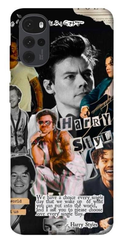 Чохол itsPrint Harry Styles для Motorola Moto G22, музика, купити оптом з доставкою