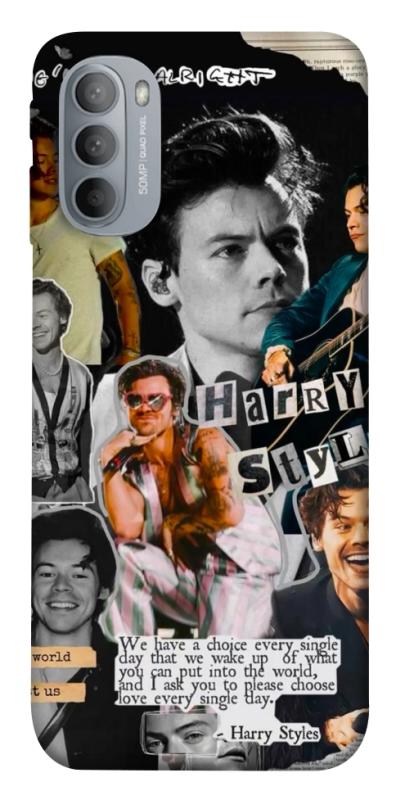 Чохол itsPrint Harry Styles для Motorola Moto G31, музика, купити оптом з доставкою