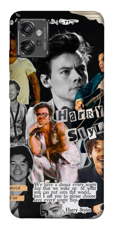 Чохол itsPrint Harry Styles для Motorola Moto G32, музика, купити оптом з доставкою