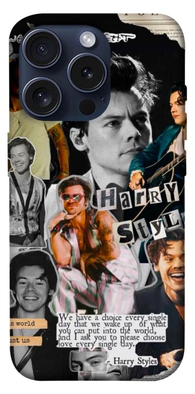 Чехол itsPrint Harry Styles для Apple iPhone 15 Pro (6.1"), музыка, купить оптом с доставкой
