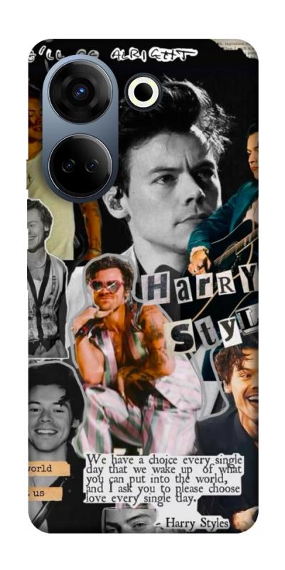 Чехол itsPrint Harry Styles для TECNO Camon 20 Pro (CK7n), музыка, купить оптом с доставкой