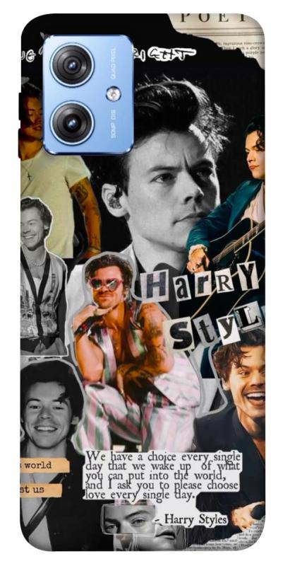 Чохол itsPrint Harry Styles для Motorola Moto G84, музика, купити оптом з доставкою