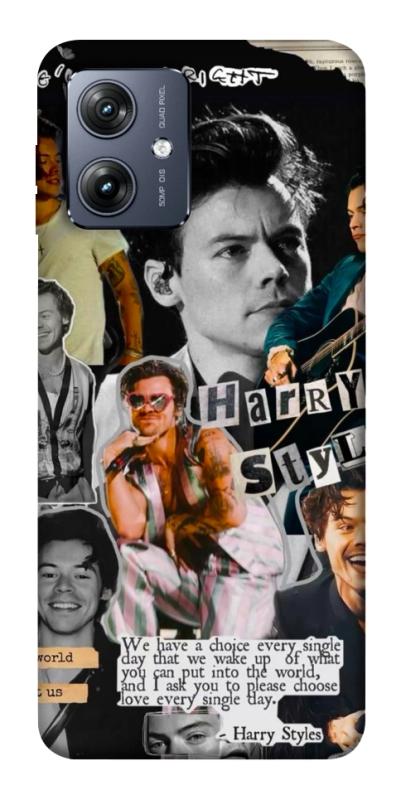 Чохол itsPrint Harry Styles для Motorola Moto G54, музика, купити оптом з доставкою