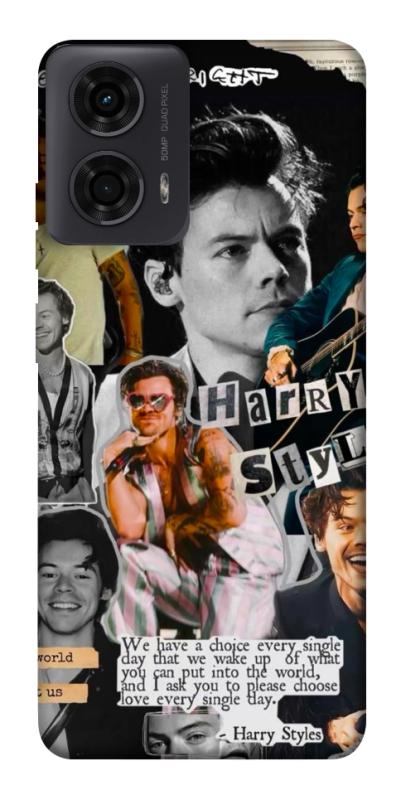 Чохол itsPrint Harry Styles для Motorola Moto G24, музика, купити оптом з доставкою