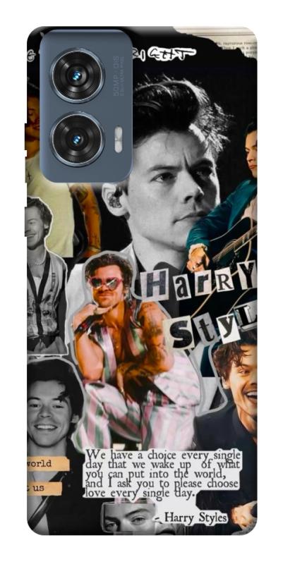 Чохол itsPrint Harry Styles для Motorola Edge 50 Fusion, музика, купити оптом з доставкою