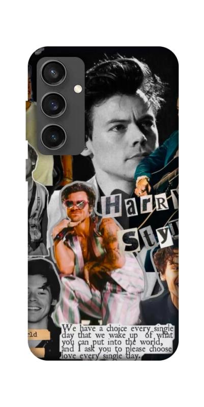 Чохол itsPrint Harry Styles для Samsung Galaxy S24 FE, музика, купити оптом з доставкою