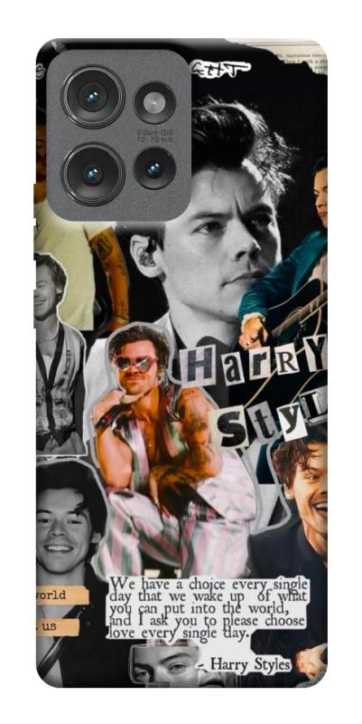 Чохол itsPrint Harry Styles для Motorola Edge 50, музика, купити оптом з доставкою