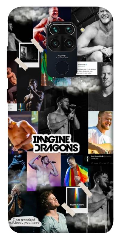 Чехол itsPrint Dragons для Xiaomi Redmi Note 9 / Redmi 10X, музыка, купить оптом с доставкой