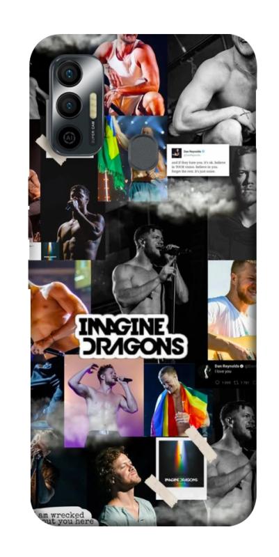 Чохол itsPrint Dragons для TECNO Spark 7, музика, купити оптом з доставкою