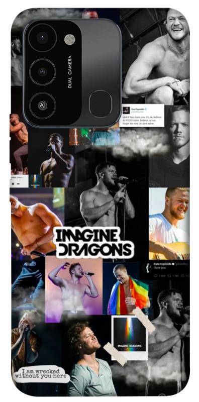 Чохол itsPrint Dragons для TECNO Spark 8C, музика, купити оптом з доставкою
