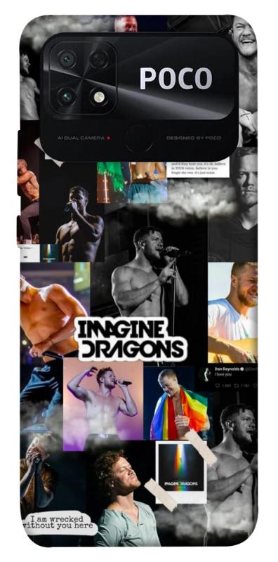 Чехол itsPrint Dragons для Xiaomi Poco C40, музыка, купить оптом с доставкой