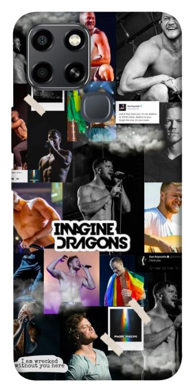 Чохол itsPrint Dragons для Infinix Smart 6, музика, купити оптом з доставкою