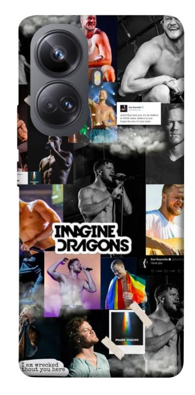 Чехол itsPrint Dragons для Realme 10 Pro+, музыка, купить оптом с доставкой