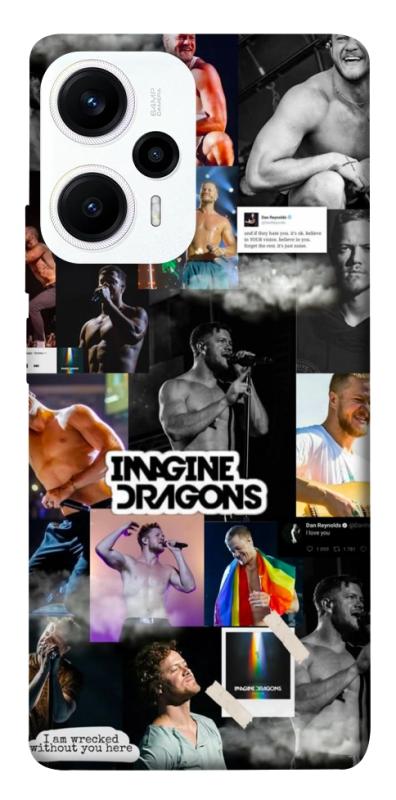 Чохол itsPrint Dragons для Xiaomi Poco F5 / Note 12 Turbo, музика, купити оптом з доставкою