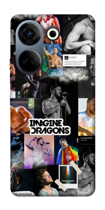 Чехол itsPrint Dragons для TECNO Camon 20 Pro (CK7n), музыка, купить оптом с доставкой