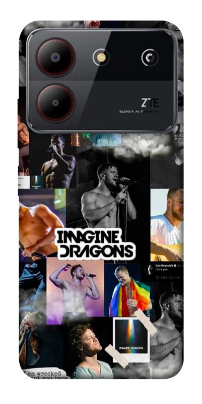 Чохол itsPrint Dragons для ZTE Blade A54 4G, музика, купити оптом з доставкою